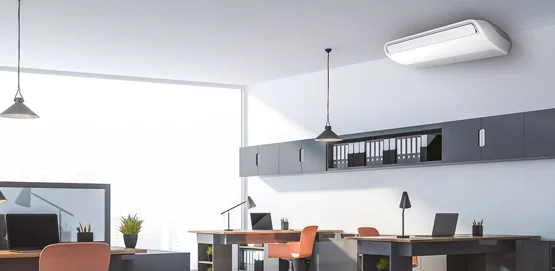 Потолочные внутренние блоки мульти-сплит-системы серии Flexible KRTA General имеют премии RedDot Design Award за дизайн