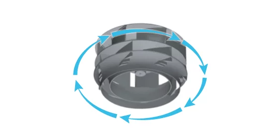 Равномерное распределение воздуха